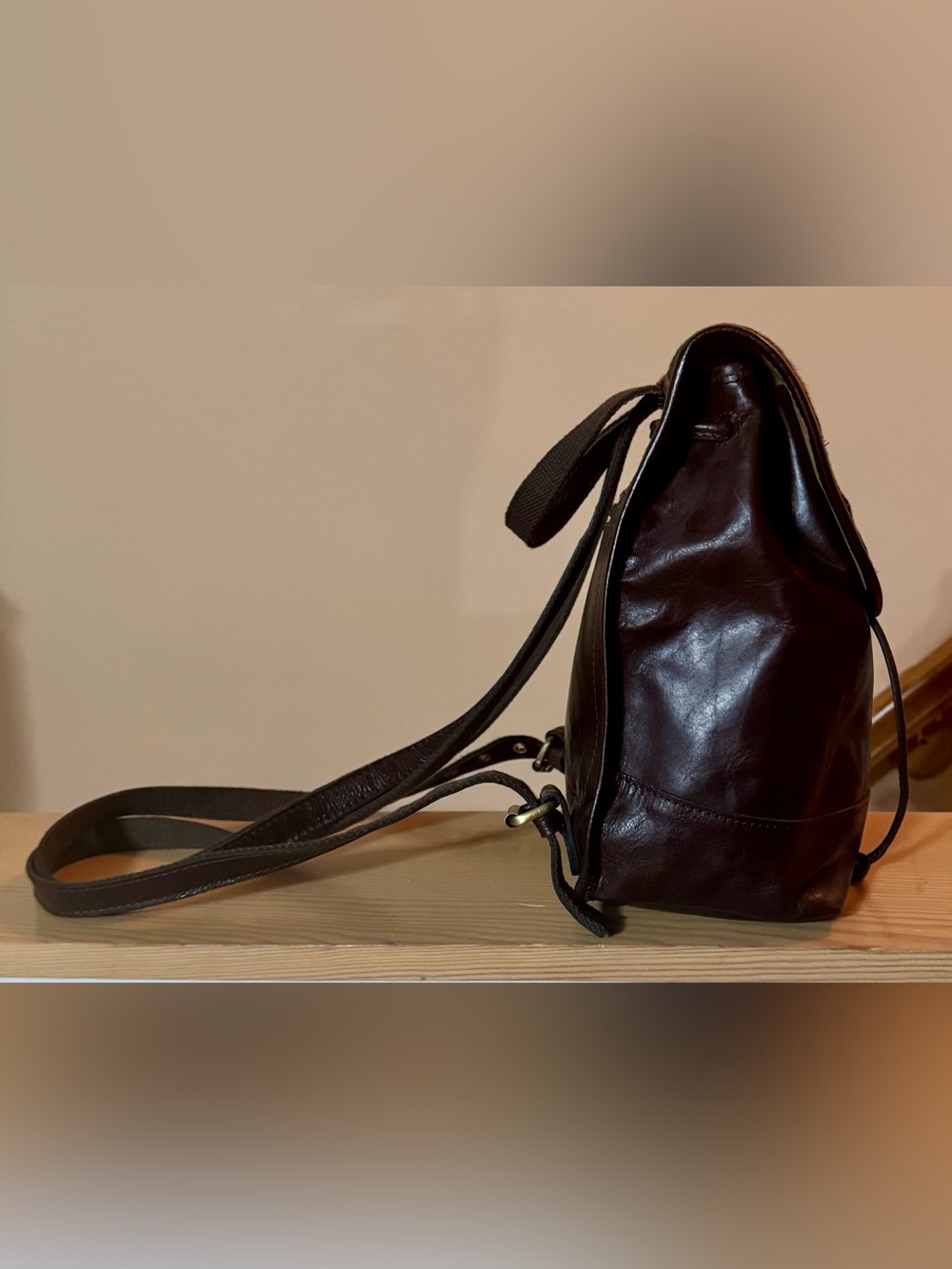 Patricia Nash Leopard Haircalf Leather Backpack | Rare Discontinued | NWT - Picture 5 of 15